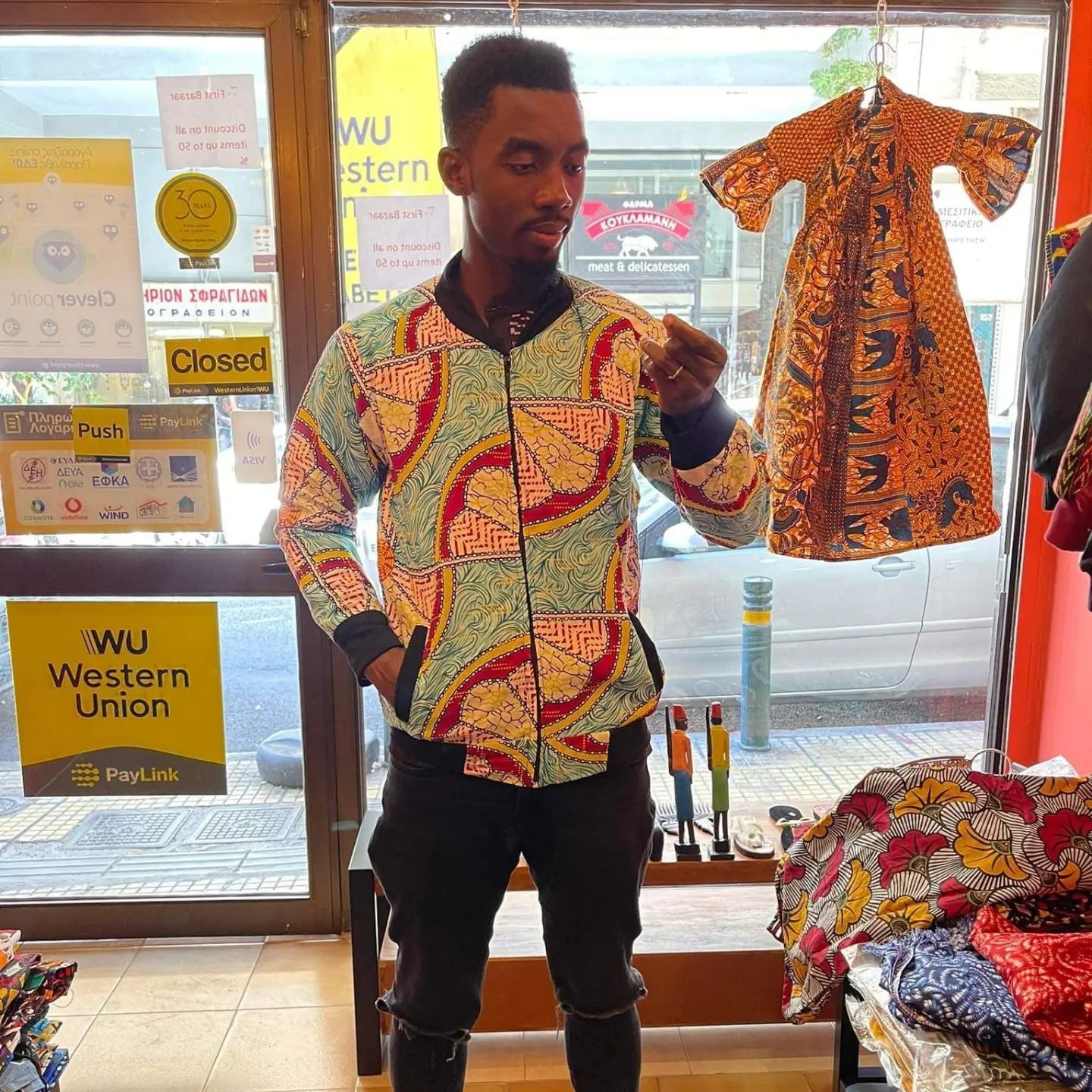 African Bomber Jacket UniSex