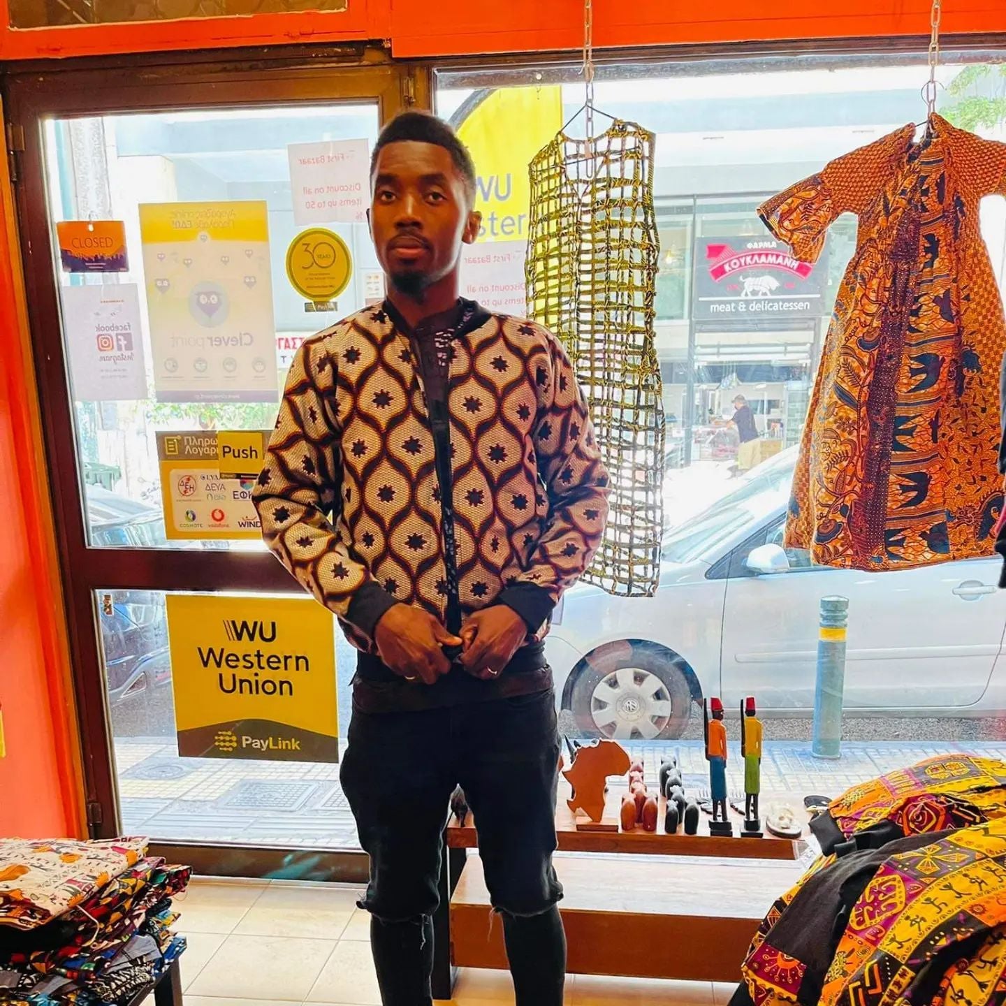 African Bomber  Jacket UniSex