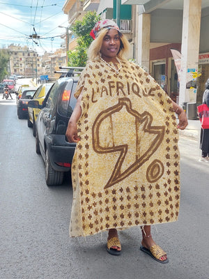 Robe longue africaine pour femme