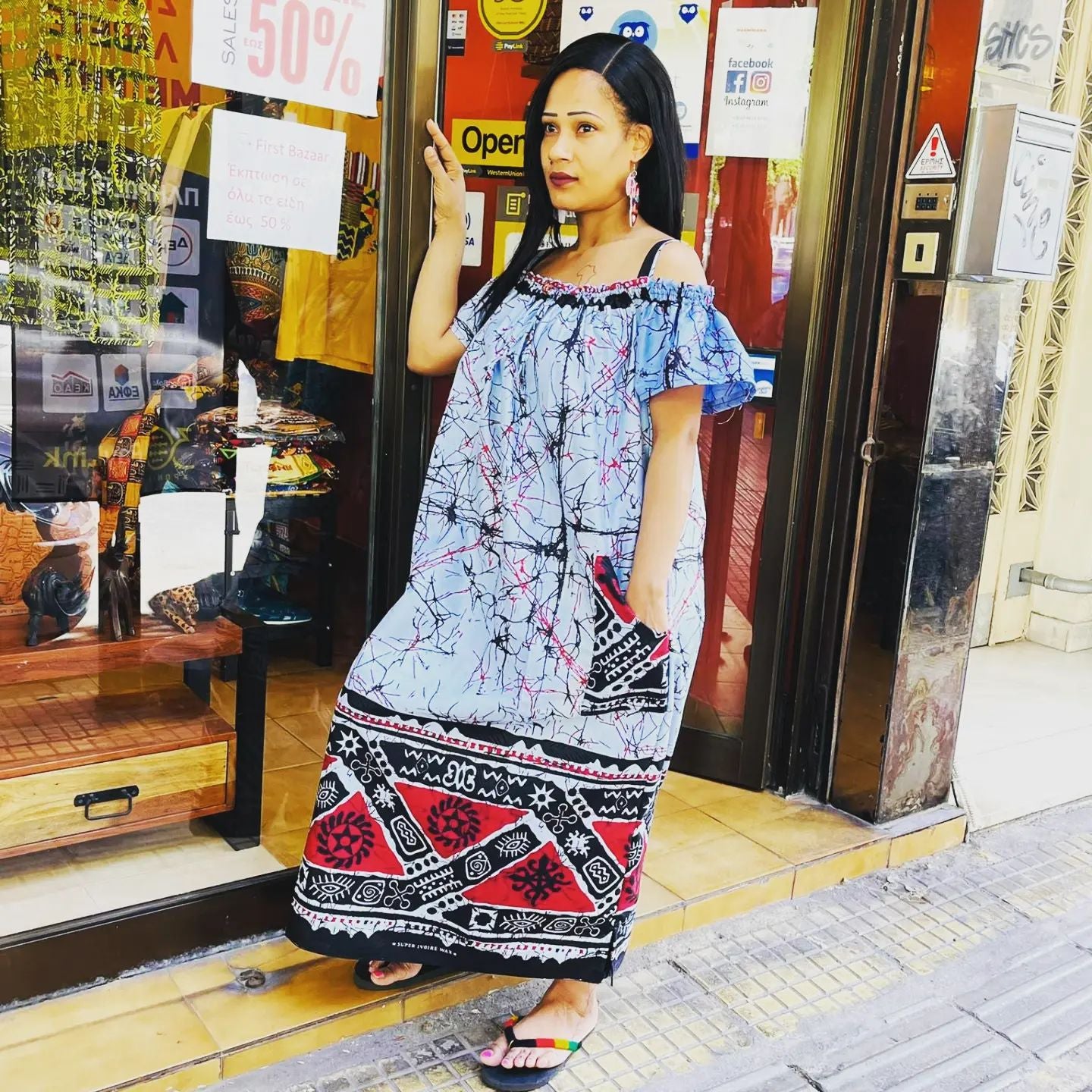 African Long Dress Women Clothes